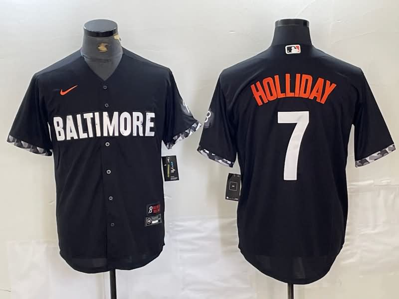 Baltimore Orioles Black MLB Jersey 02