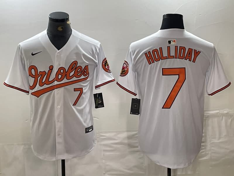 Baltimore Orioles White MLB Jersey