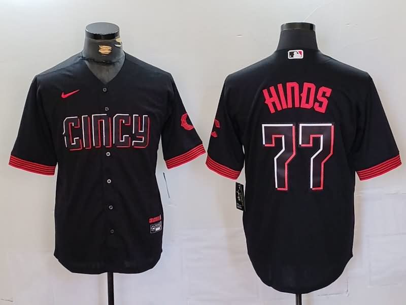 Cincinnati Reds Black MLB Jersey