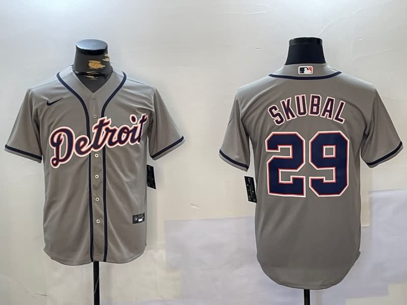 Detroit Tigers Grey MLB Jersey