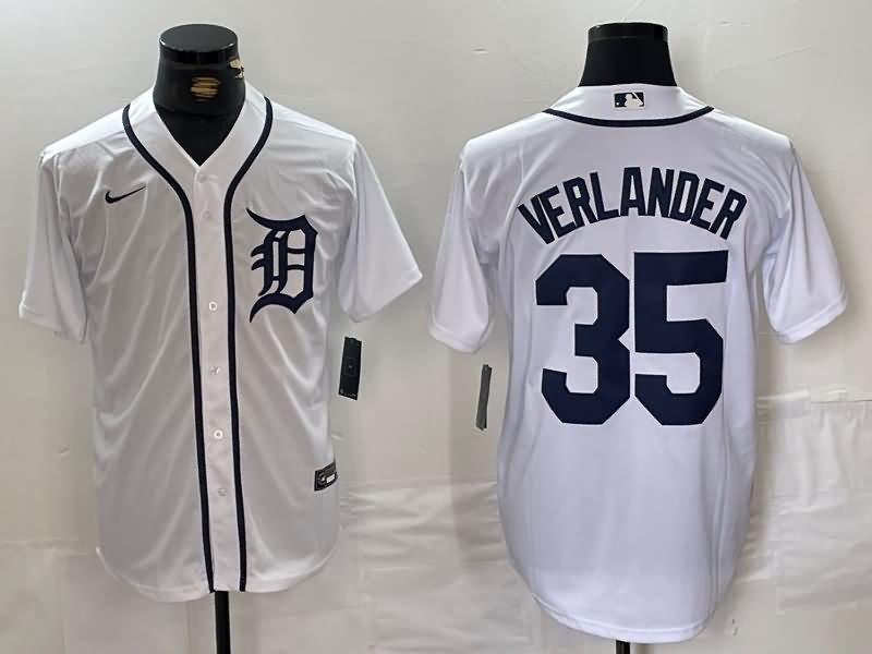 Detroit Tigers White MLB Jersey