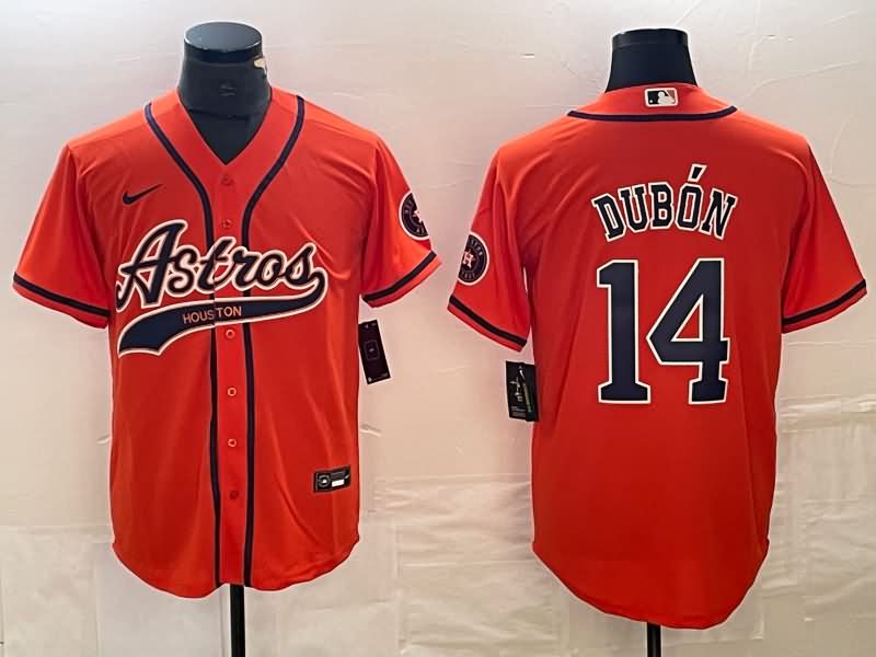 Houston Astros Orange MLB Jersey 02