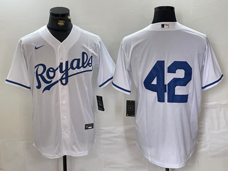 Kansas City Royals White MLB Jersey