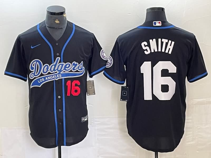 Los Angeles Dodgers Black MLB Jersey 07