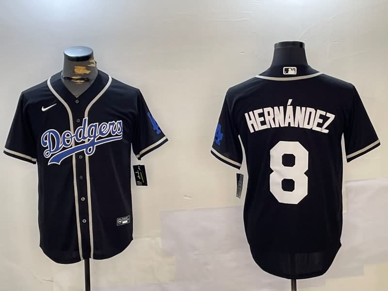 Los Angeles Dodgers Black MLB Jersey 09