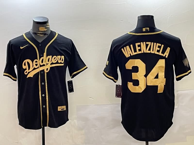 Los Angeles Dodgers Black Gold MLB Jersey