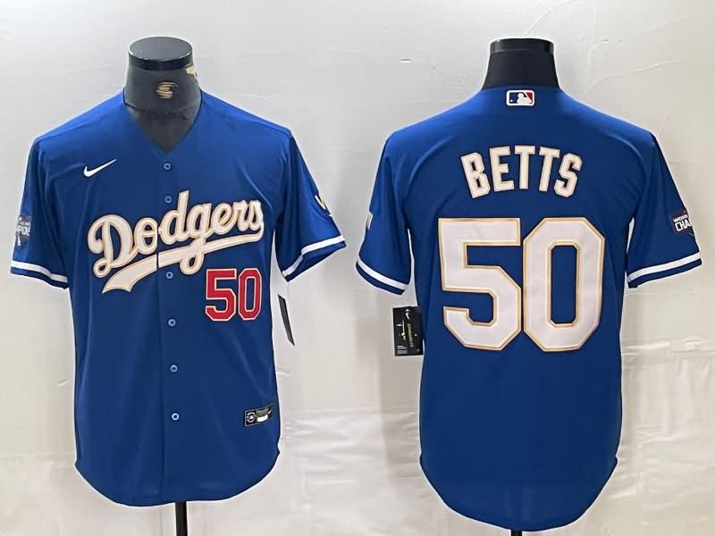 Los Angeles Dodgers Blue MLB Jersey 02