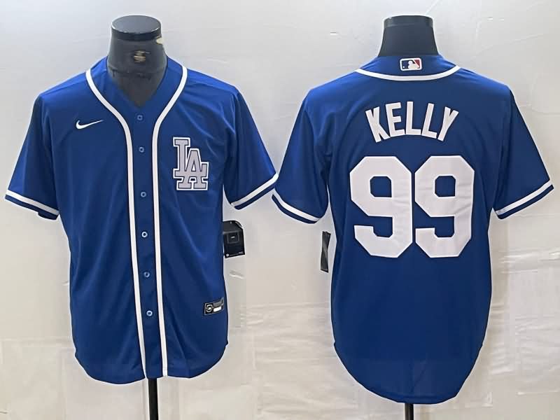 Los Angeles Dodgers Blue MLB Jersey 07