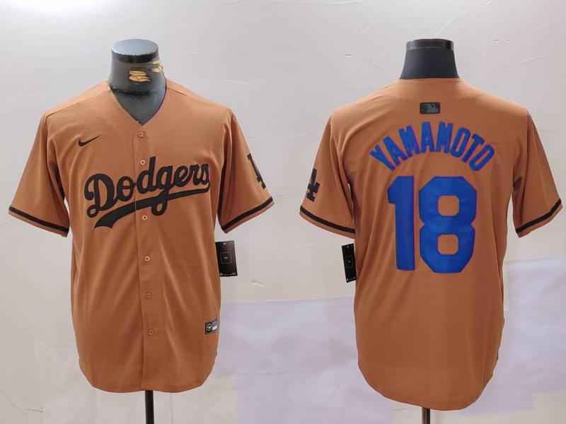 Los Angeles Dodgers Brown MLB Jersey