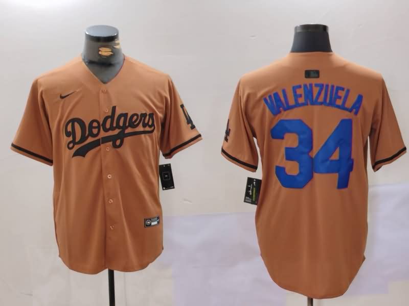 Los Angeles Dodgers Brown MLB Jersey