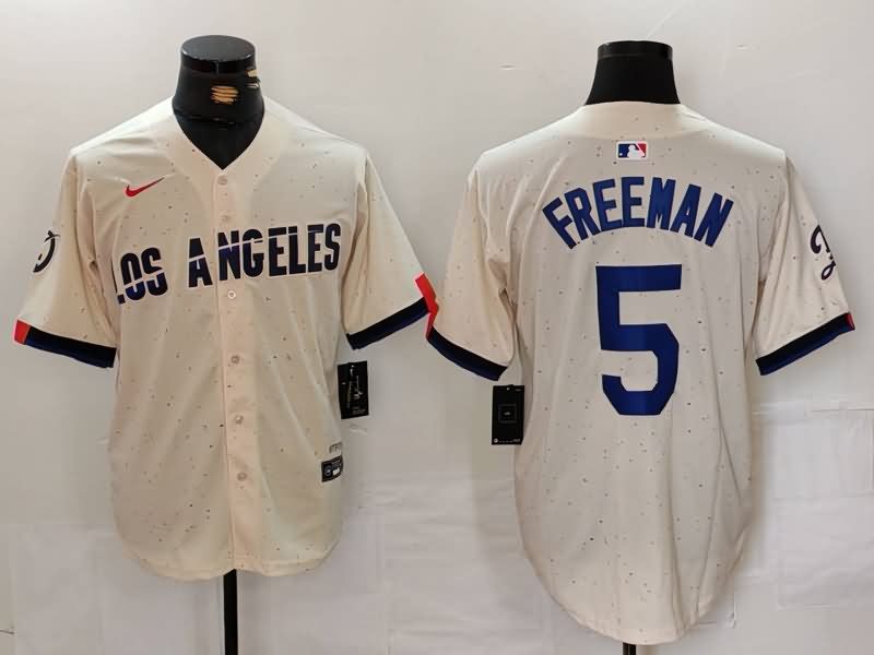 Los Angeles Dodgers Cream MLB Jersey