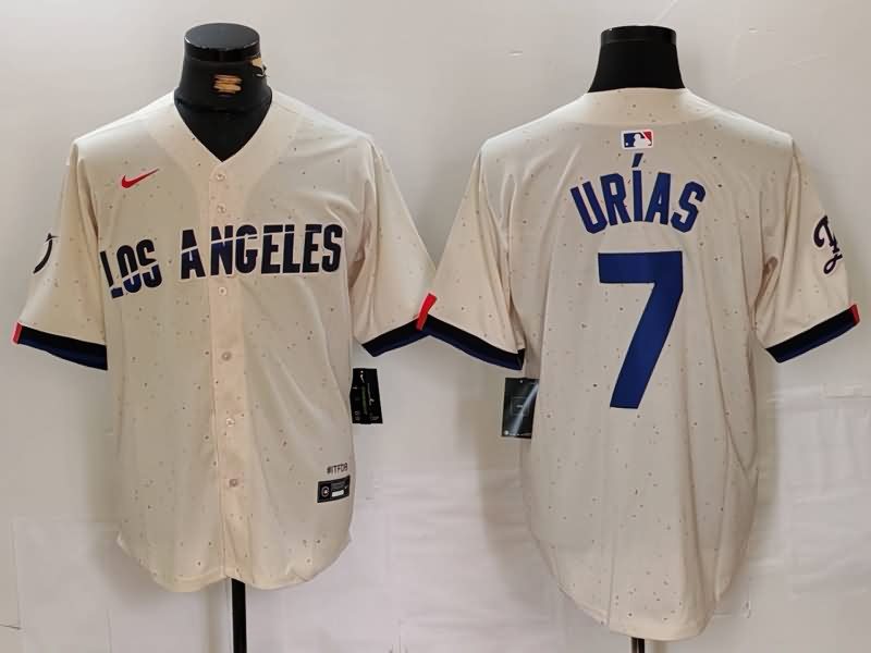 Los Angeles Dodgers Cream MLB Jersey