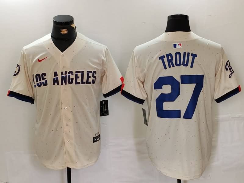 Los Angeles Dodgers Cream MLB Jersey