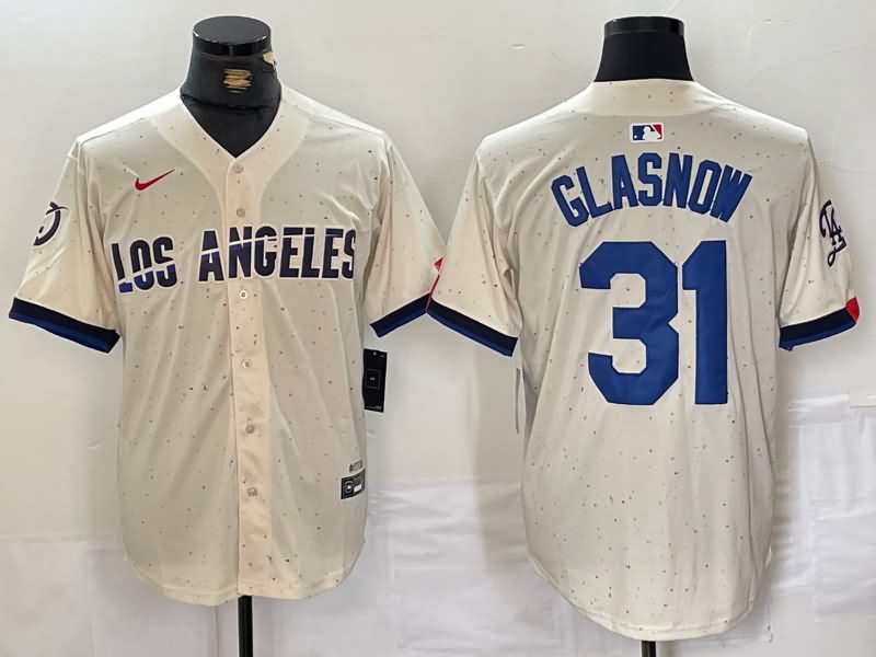 Los Angeles Dodgers Cream MLB Jersey