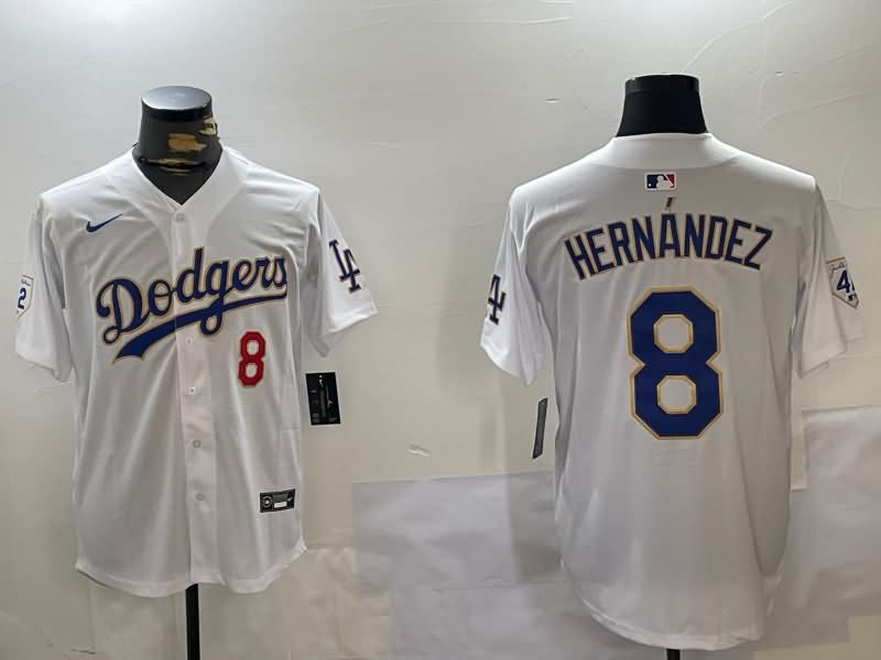 Los Angeles Dodgers White Champion MLB Jersey