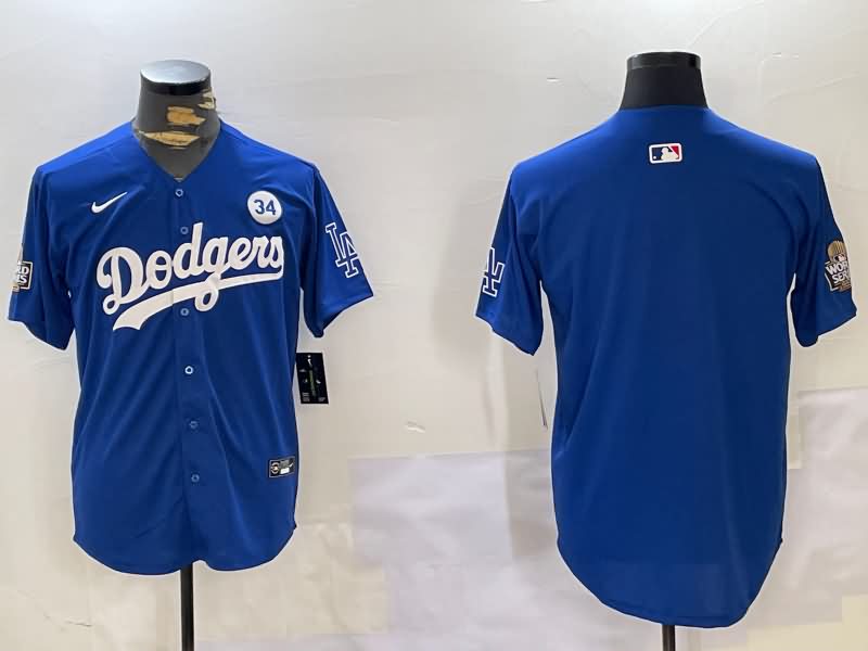 Los Angeles Dodgers Blue Fashion MLB Jersey