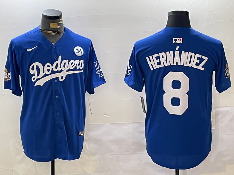 Los Angeles Dodgers Blue Fashion MLB Jersey