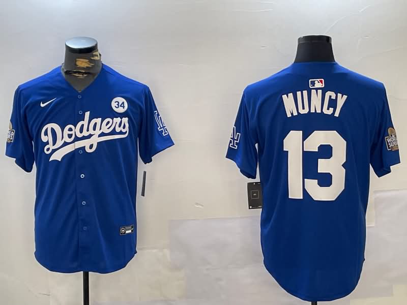 Los Angeles Dodgers Blue Fashion MLB Jersey