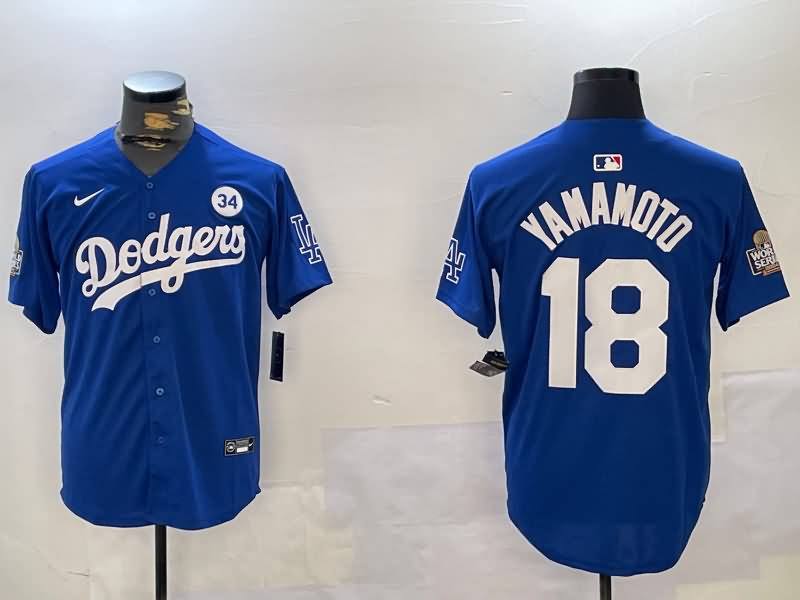 Los Angeles Dodgers Blue Fashion MLB Jersey