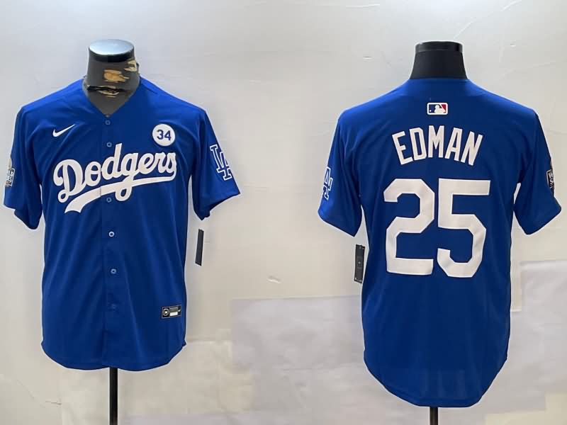 Los Angeles Dodgers Blue Fashion MLB Jersey