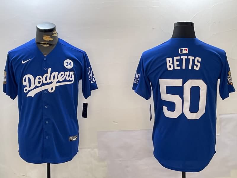 Los Angeles Dodgers Blue Fashion MLB Jersey