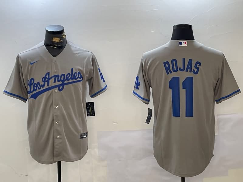 Los Angeles Dodgers Grey MLB Jersey