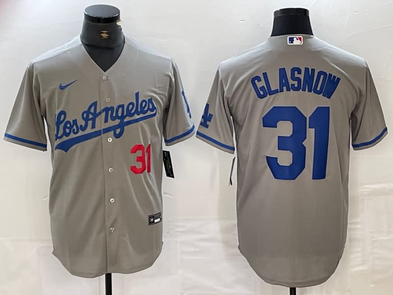 Los Angeles Dodgers Grey MLB Jersey