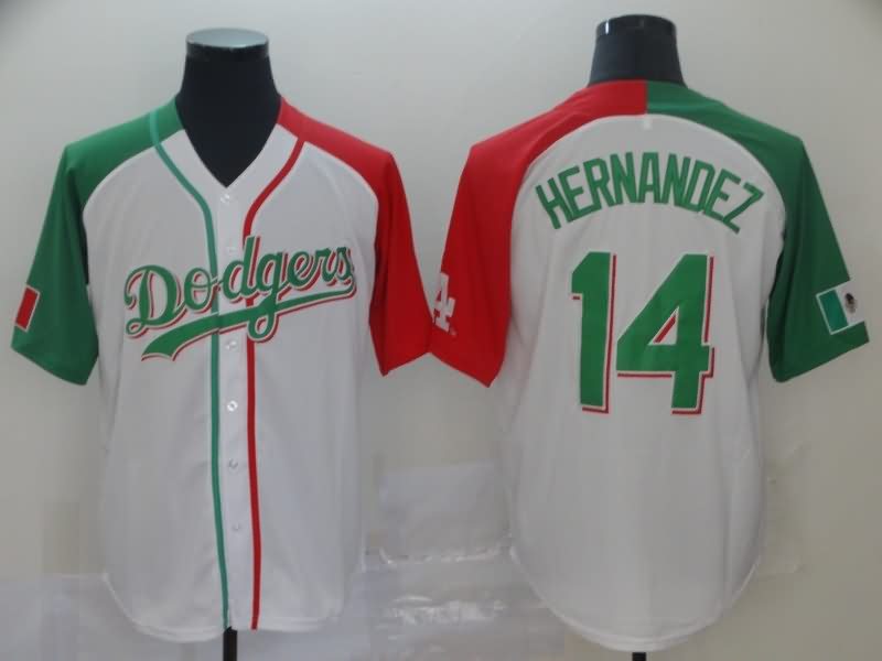 Los Angeles Dodgers White Mexican Heritage Culture Night MLB Jersey