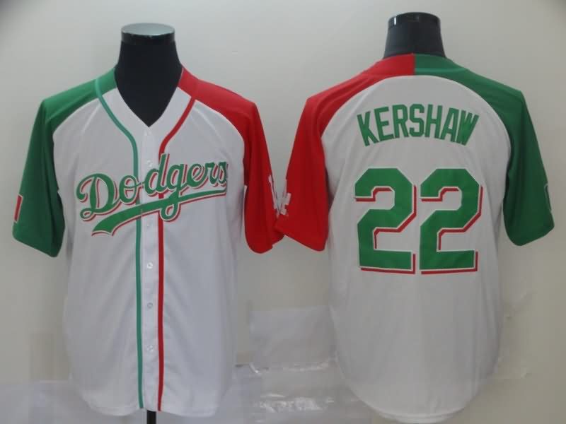 Los Angeles Dodgers White Mexican Heritage Culture Night MLB Jersey