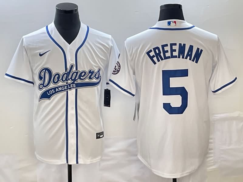 Los Angeles Dodgers White MLB Jersey 05