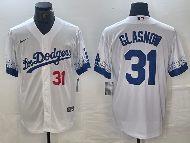 Los Angeles Dodgers White MLB Jersey 06