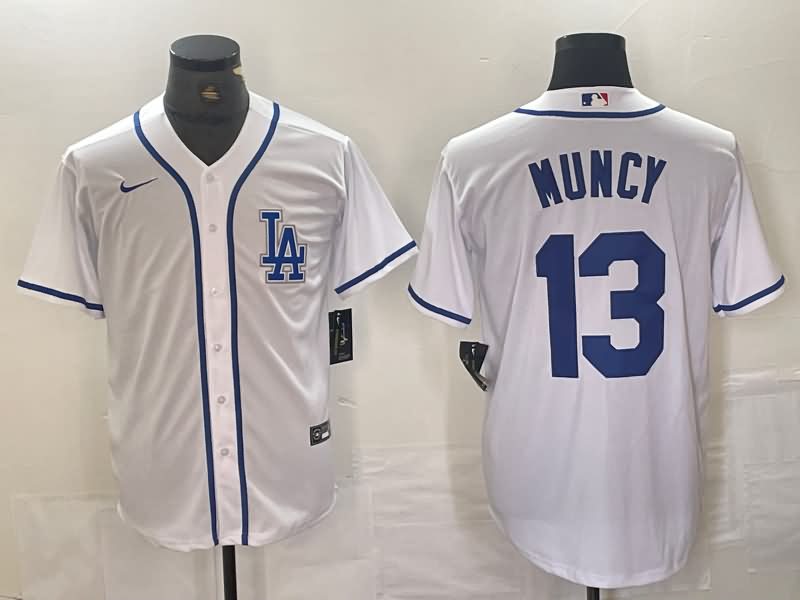 Los Angeles Dodgers White MLB Jersey 07