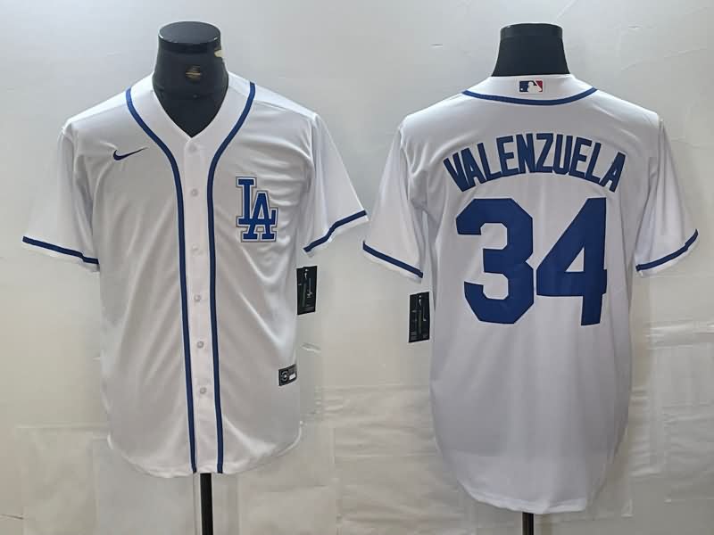 Los Angeles Dodgers White MLB Jersey 07