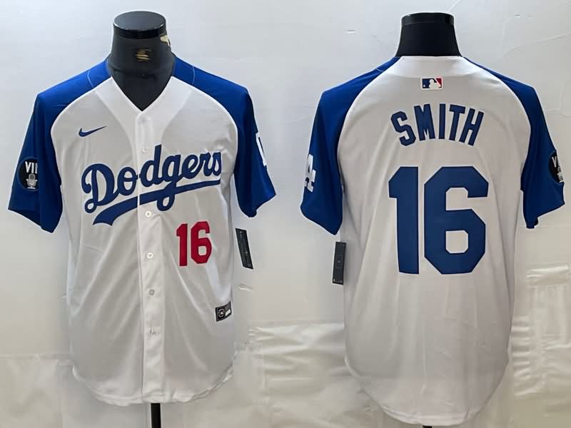 Los Angeles Dodgers White MLB Jersey 08