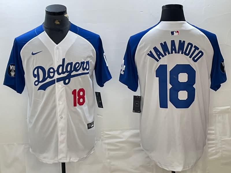 Los Angeles Dodgers White MLB Jersey 08