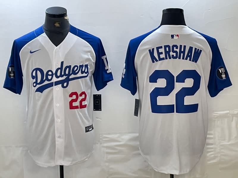 Los Angeles Dodgers White MLB Jersey 08