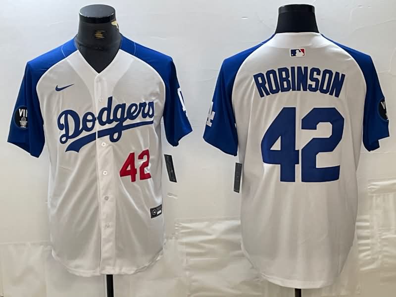 Los Angeles Dodgers White MLB Jersey 08