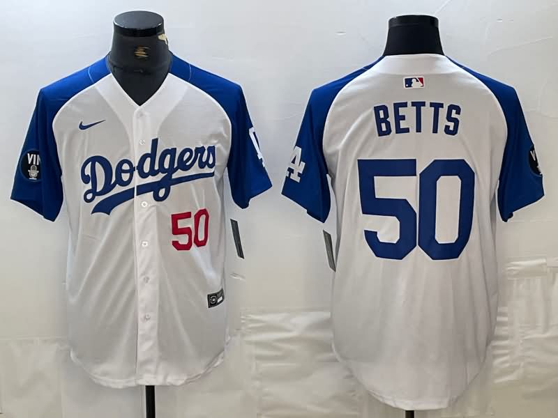 Los Angeles Dodgers White MLB Jersey 08