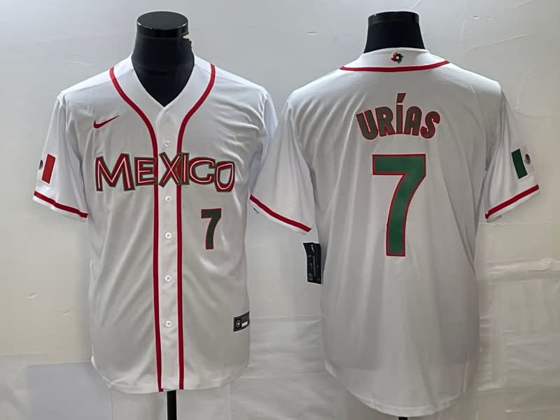 Mexico White Baseball Jersey 08