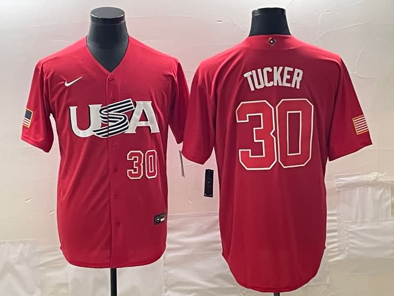 USA Red Baseball Jersey