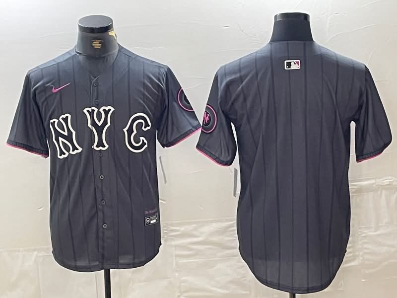 New York Mets Black MLB Jersey 02