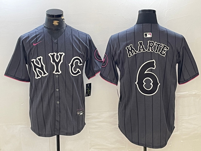 New York Mets Black MLB Jersey 02