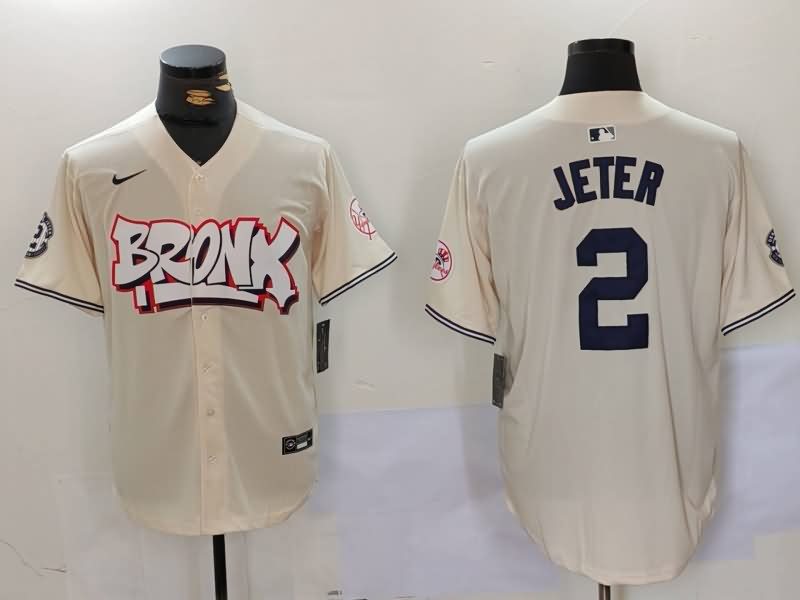 New York Yankees Cream MLB Jersey