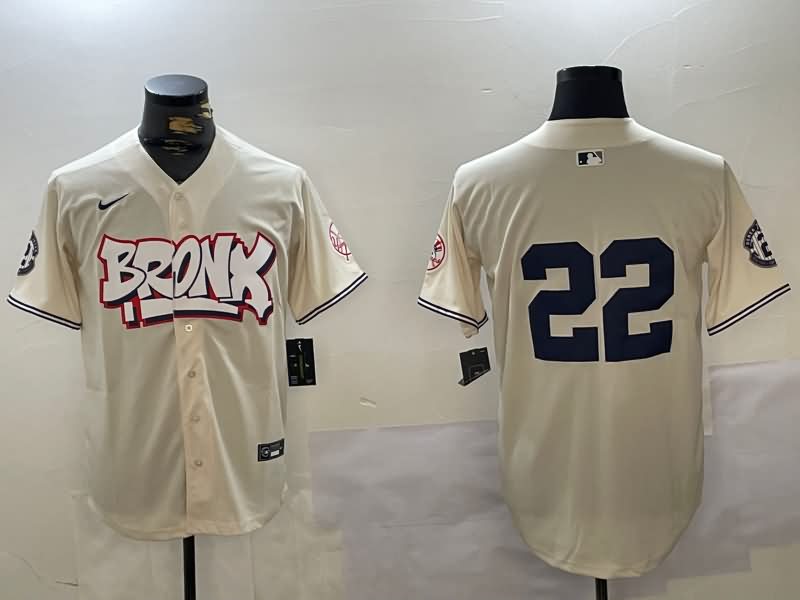 New York Yankees Cream MLB Jersey