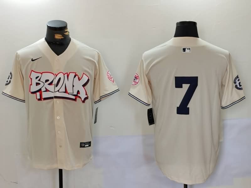 New York Yankees Cream MLB Jersey