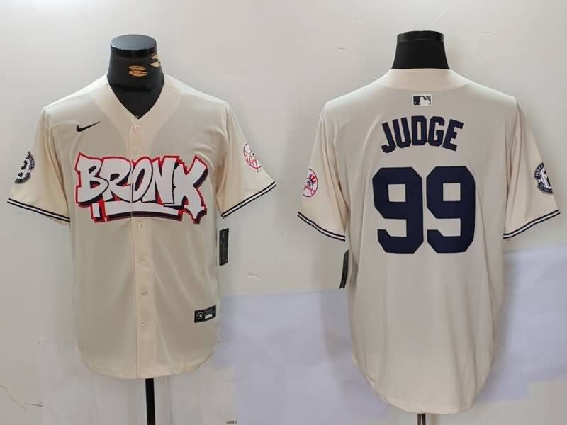 New York Yankees Cream MLB Jersey