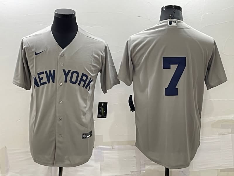 New York Yankees Grey MLB Jersey 02