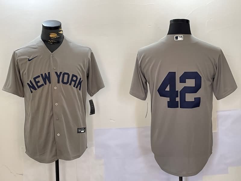 New York Yankees Grey MLB Jersey 02