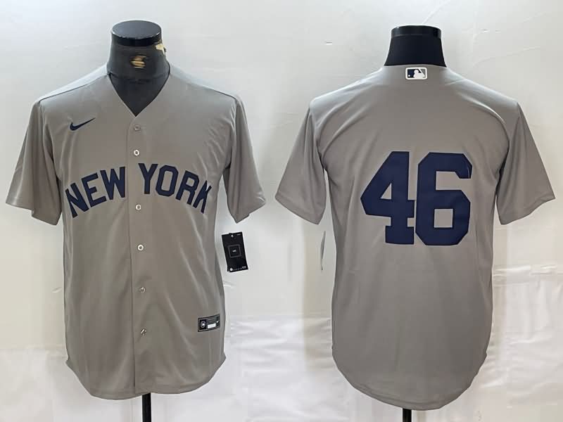 New York Yankees Grey MLB Jersey 02