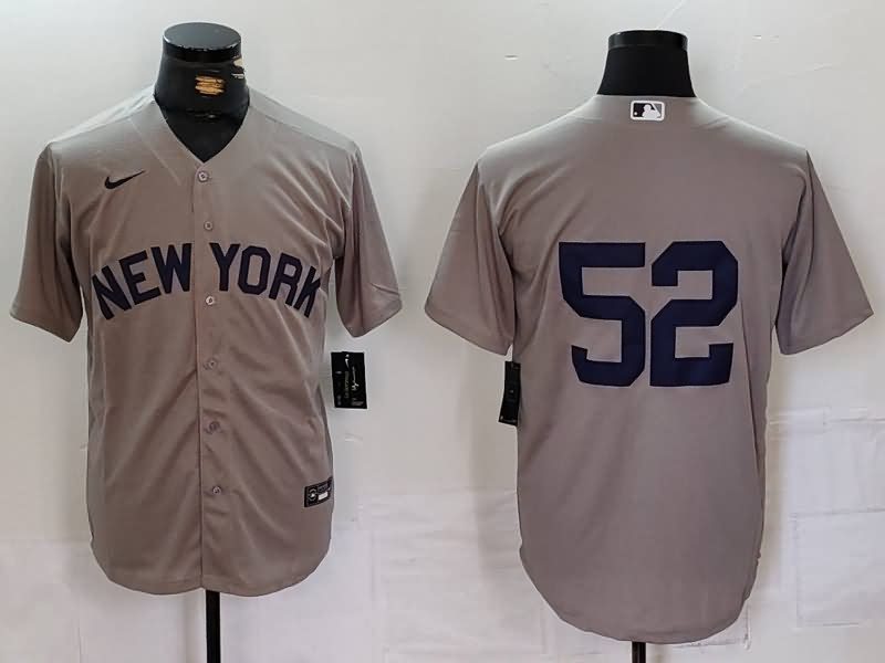 New York Yankees Grey MLB Jersey 02